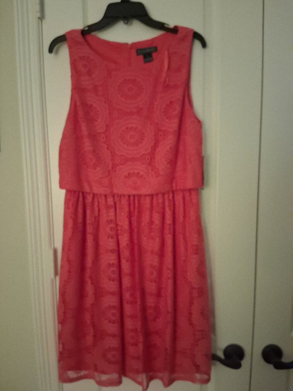 Jessica Howard layered lace dress NWT size 14 Coral